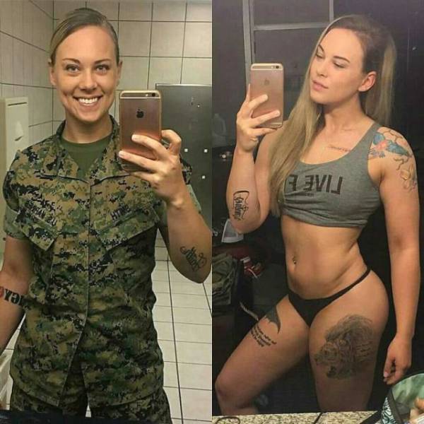 femme - fille - sexy - uniforme - instagram -13