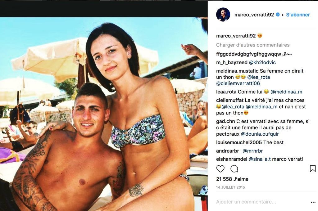 wags - marco-verratti-joueur-equipe-psg-compagne-laura-zazzara-wags-mm-modern-milf-