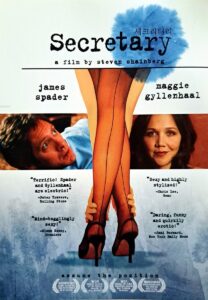 Poster del film "Secretary" con gambe incrociate