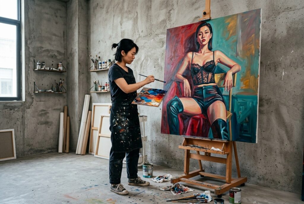 Evolution Image Asiatische Frau Stereotypen 01